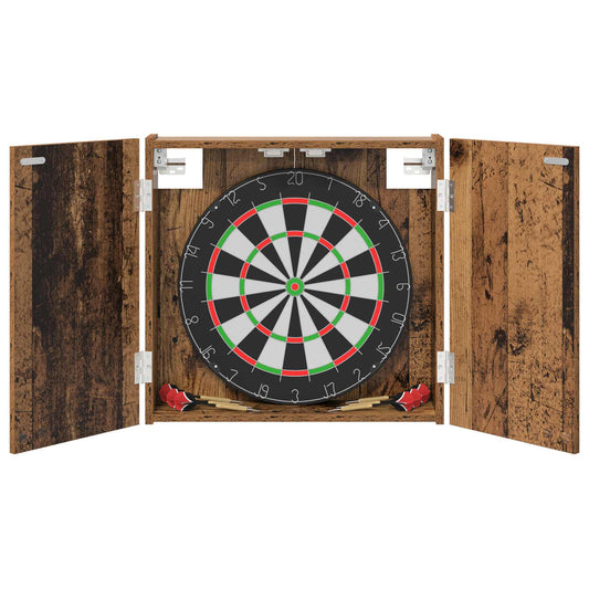 Dartboard Cabinet Old Wood 56 x 12 x 53.5 cm Engineered Wood