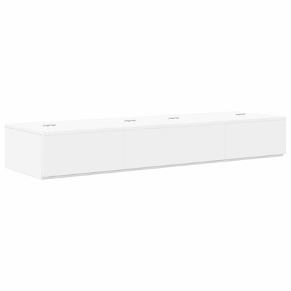 Studio Desk White 152 x 40 x 19.5 cm Engineered Wood