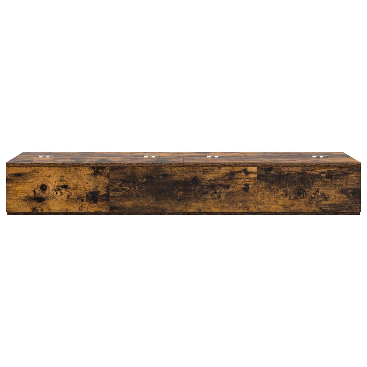 Studio Desk Smoked Oak 152 x 40 x 19.5 cm Engineered Wood