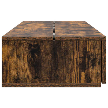 Studio Desk Smoked Oak 152 x 40 x 19.5 cm Engineered Wood