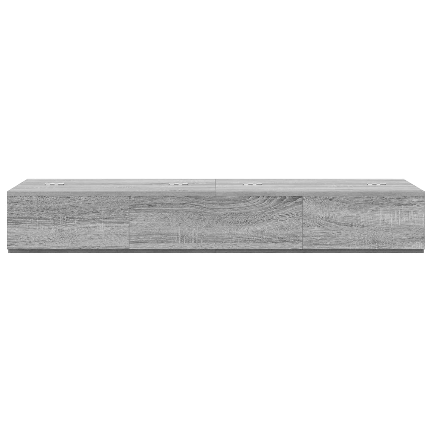 Studio Desk Grey Sonoma 152 x 40 x 19.5 cm Engineered Wood
