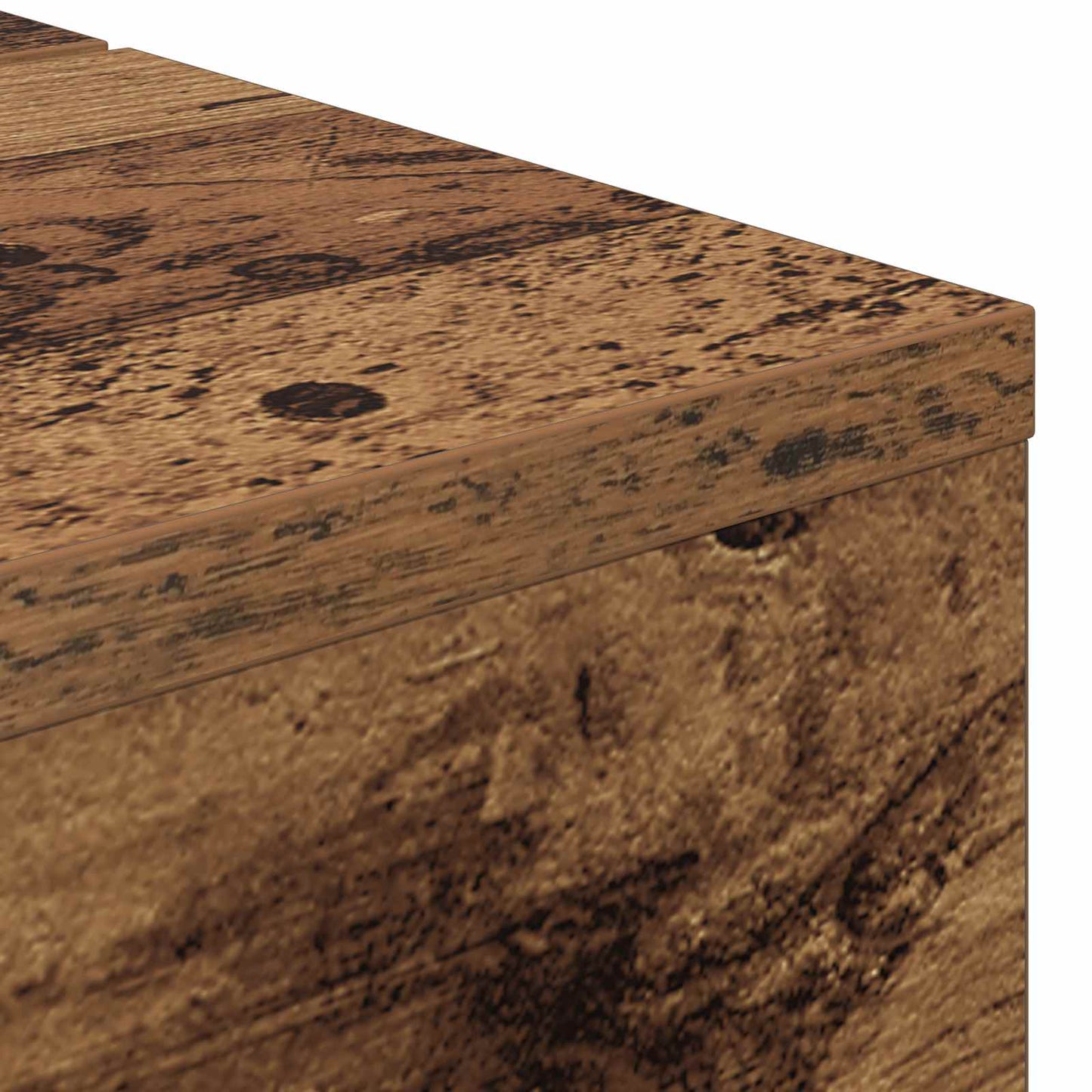 Studio Desk Oak Wood 152 x 40 x 19.5 cm Engineered Wood