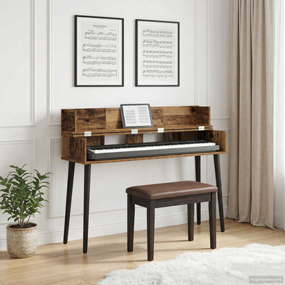 Studio Desk Old Wood 152 x 40 x 19.5 cm Engineered Wood