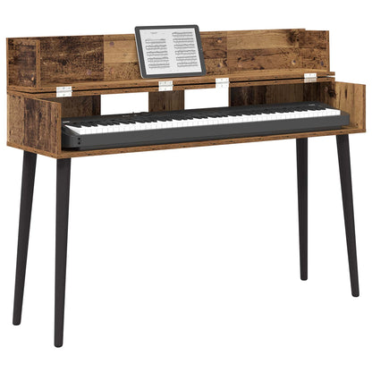 Studio Desk Old Wood 152 x 40 x 19.5 cm Engineered Wood