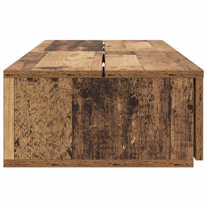 Studio Desk Oak Wood 152 x 40 x 19.5 cm Engineered Wood