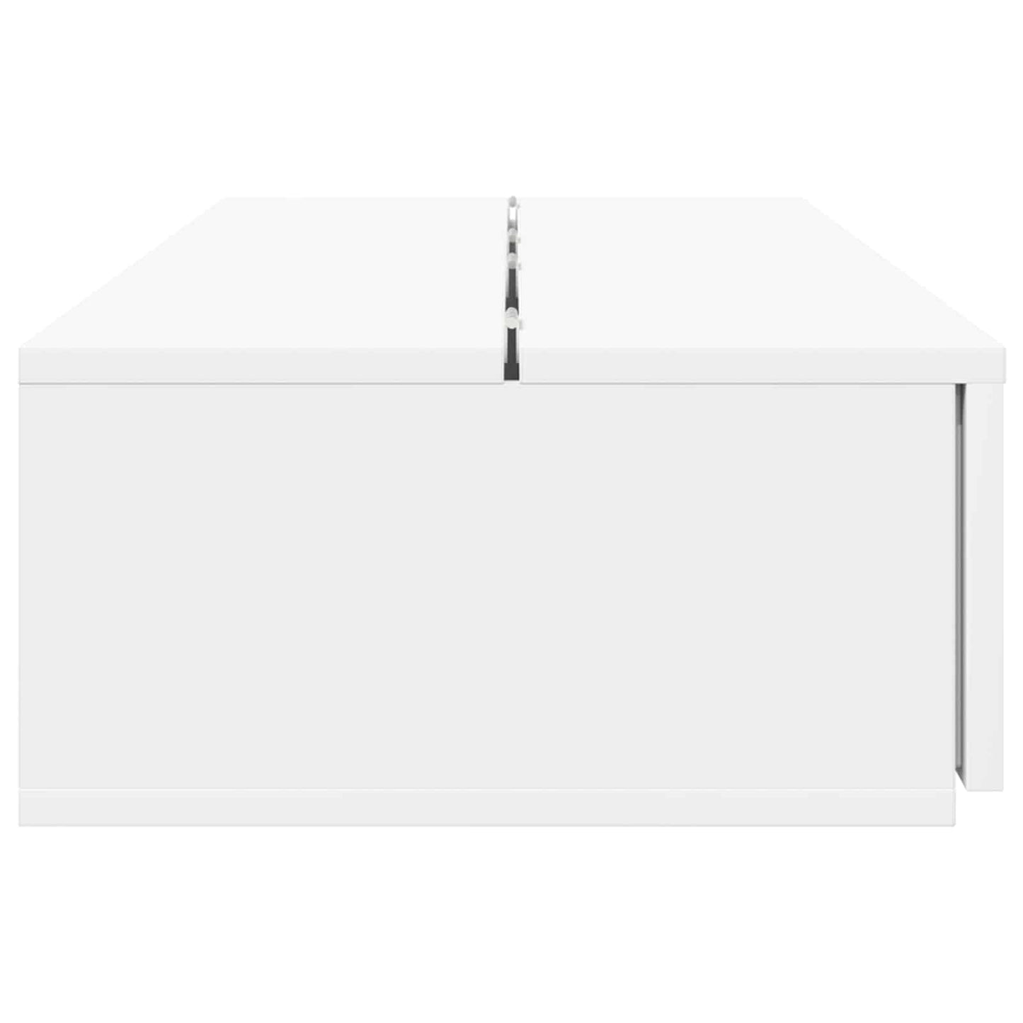 Studio Desk White 130 x 40 x 19.5 cm Engineered Wood