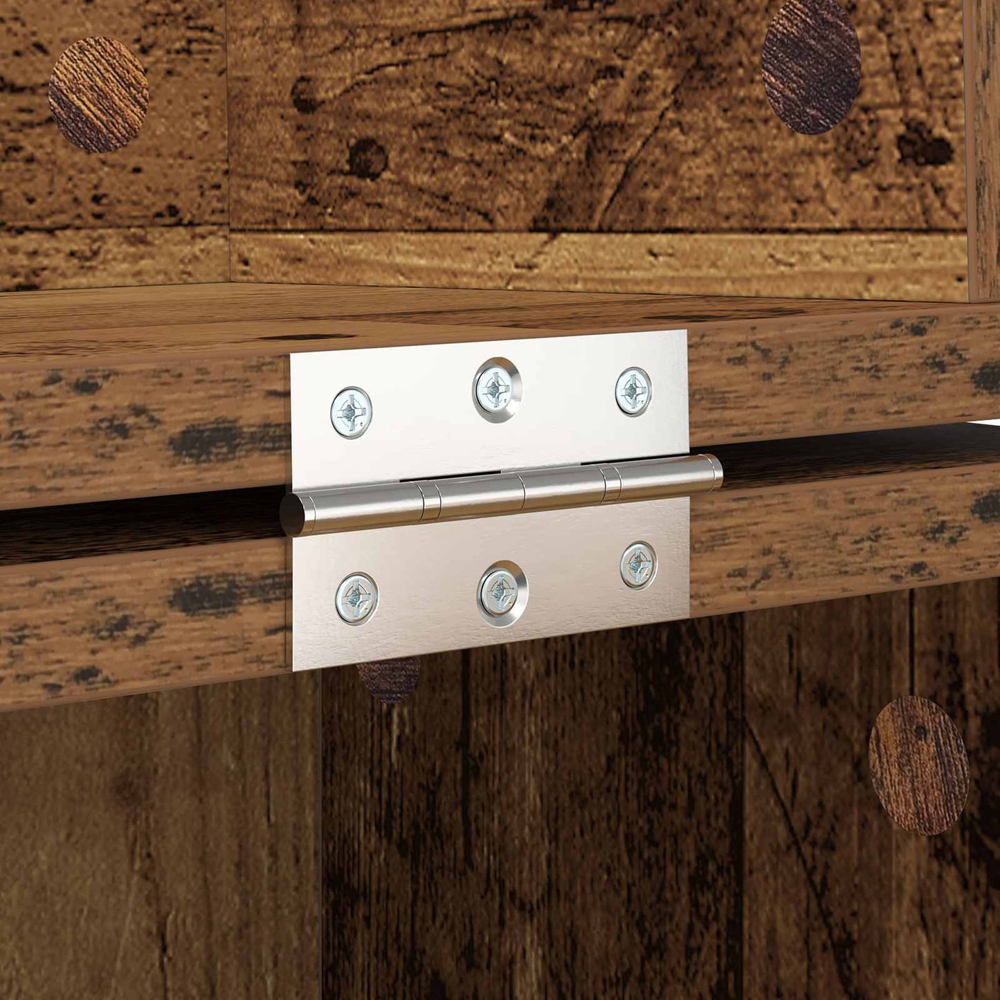 Studio Desk Old Wood 130 x 40 x 19.5 cm Engineered Wood