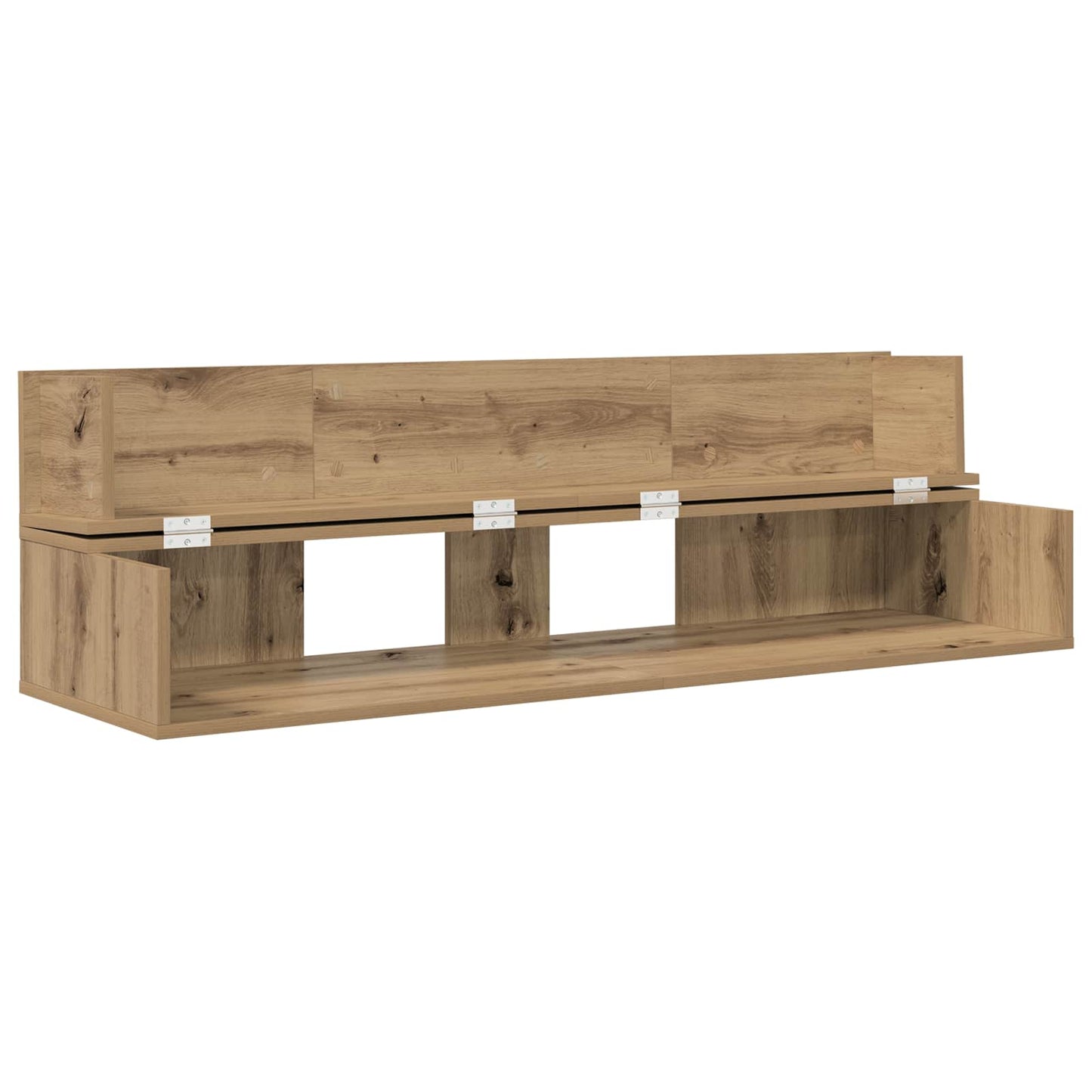 Studio Desk Artisan Oak 130 x 40 x 19.5 cm Engineered Wood
