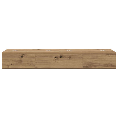 Studio Desk Artisan Oak 130 x 40 x 19.5 cm Engineered Wood