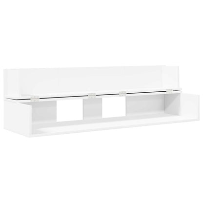 Studio Desk White 110 x 40 x 19.5 cm Engineered Wood
