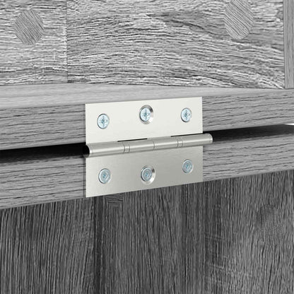 Studio Desk Grey Sonoma 110 x 40 x 19.5 cm Engineered Wood