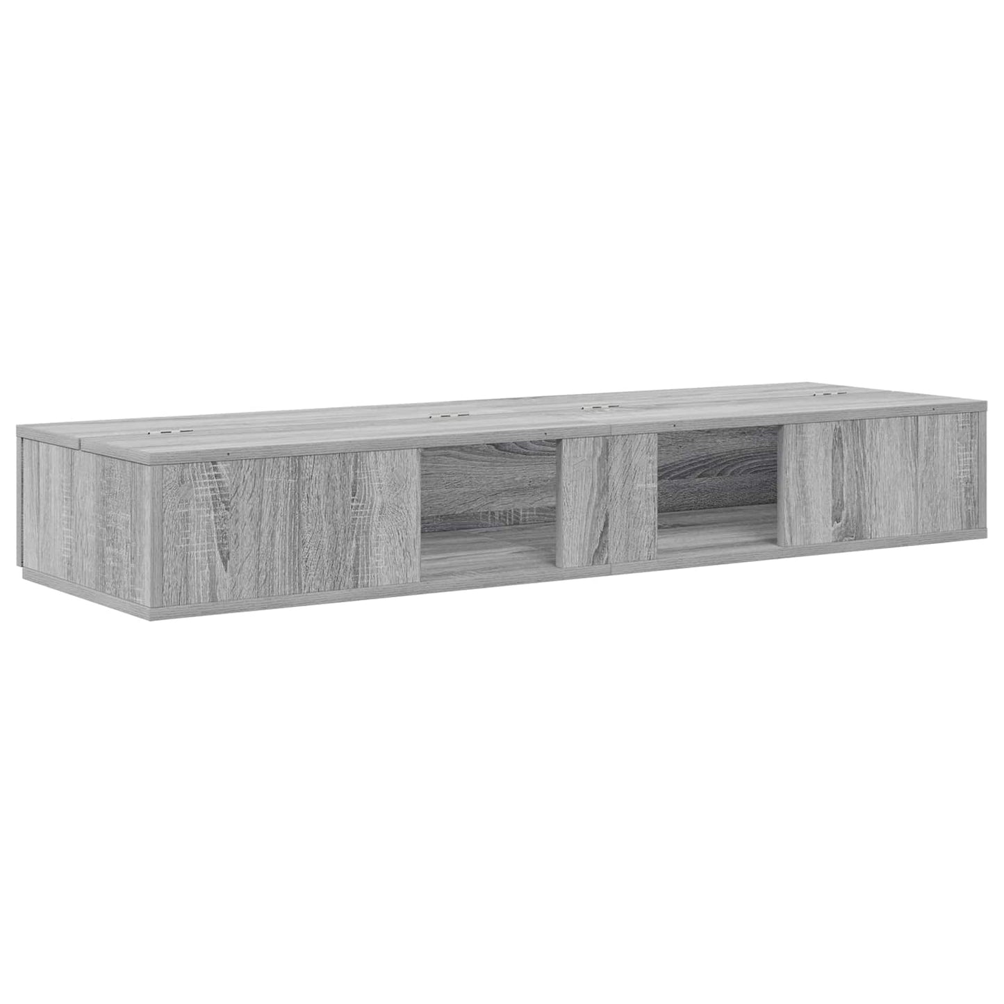 Studio Desk Grey Sonoma 110 x 40 x 19.5 cm Engineered Wood