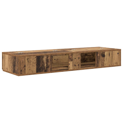 Studio Desk Old Wood 110 x 40 x 19.5 cm Engineered Wood