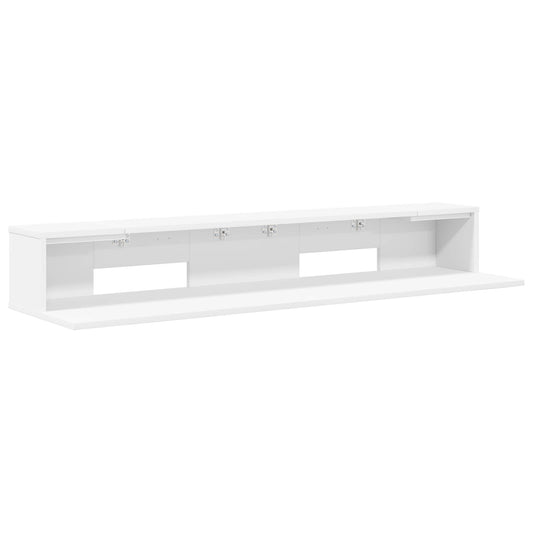Studio Desk White 152 x 36 x 19.5 cm Engineered Wood