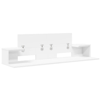 Studio Desk White 152 x 36 x 19.5 cm Engineered Wood