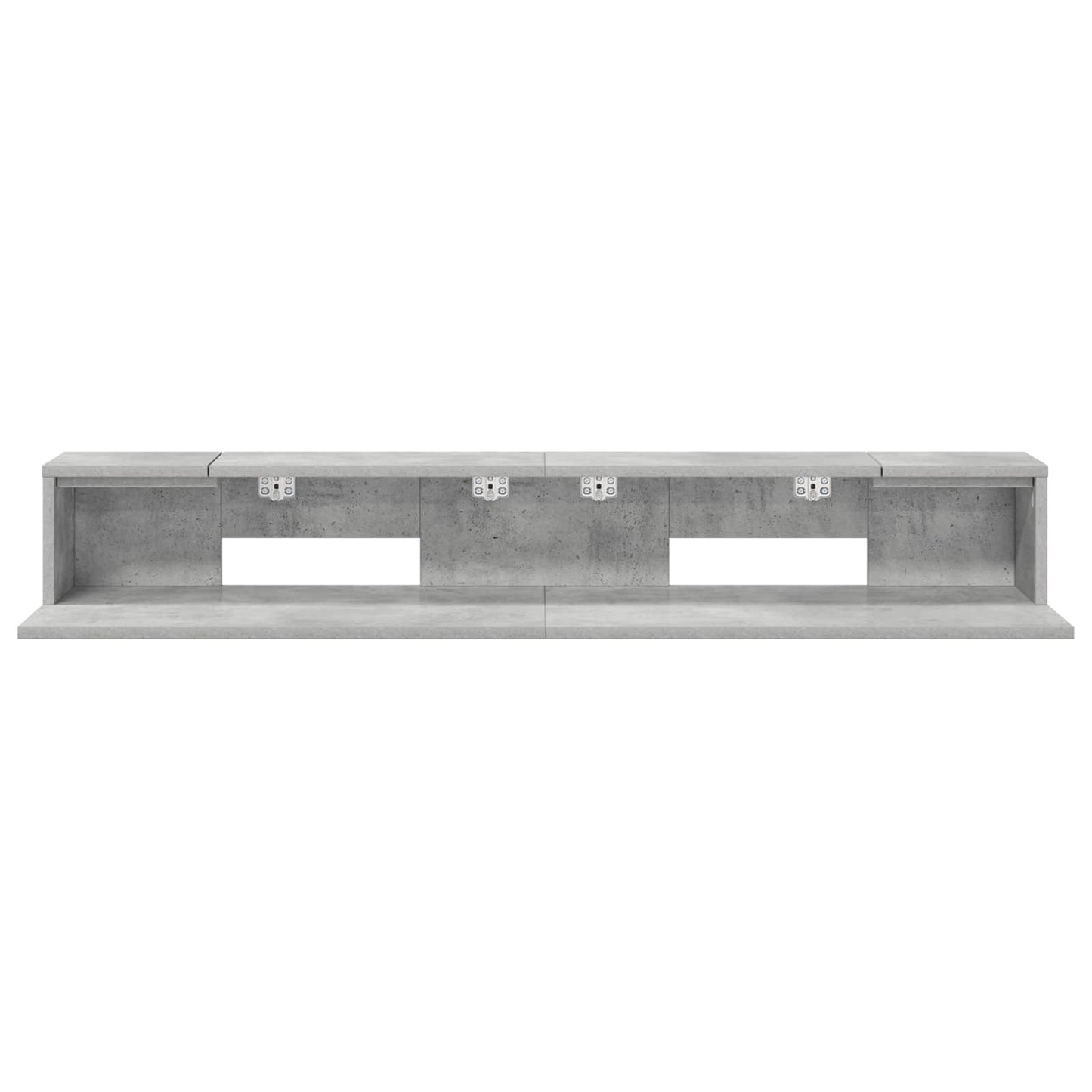Studio Desk Concrete Grey 152 x 36 x 19.5 cm Engineered Wood