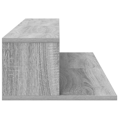 Studio Desk Grey Sonoma 152 x 36 x 19.5 cm Engineered Wood