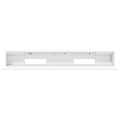 Studio Desk White 130 x 36 x 19.5 cm Engineered Wood