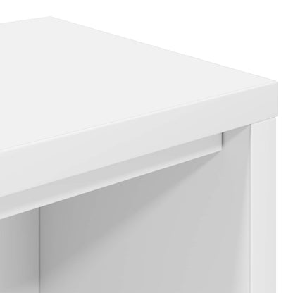 Studio Desk White 110 x 36 x 19.5 cm Engineered Wood