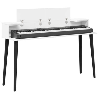 Studio Desk White 110 x 36 x 19.5 cm Engineered Wood
