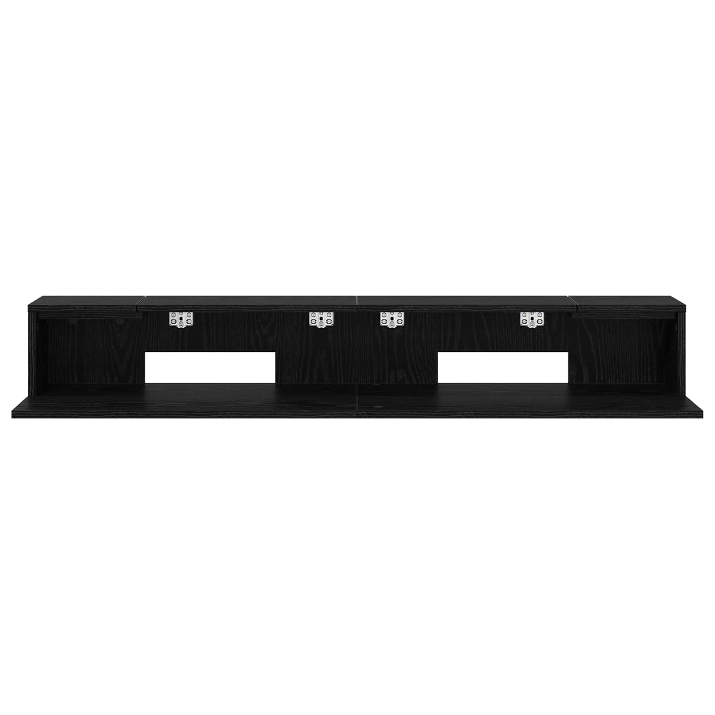 Studio Desk Black Oak 110 x 36 x 19.5 cm Engineered Wood