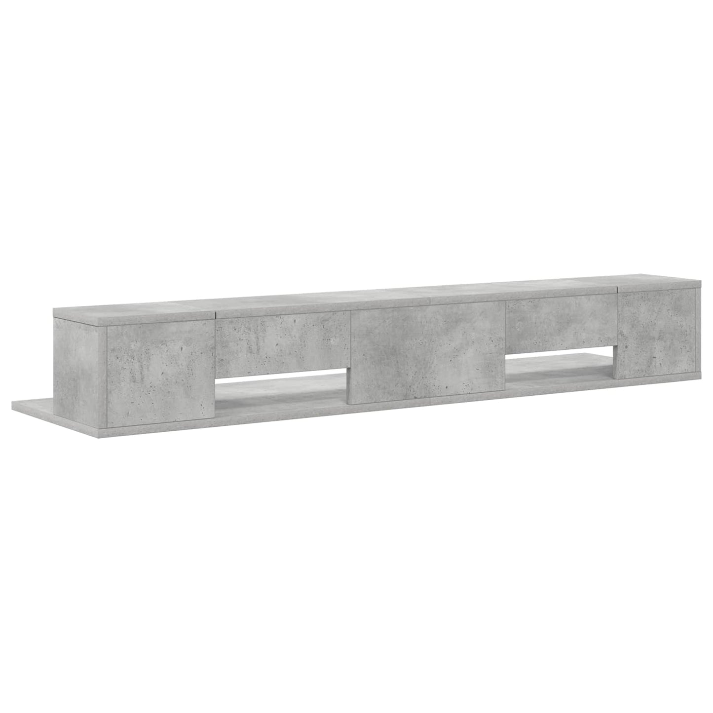Studio Desk Concrete Grey 110 x 36 x 19.5 cm Engineered Wood