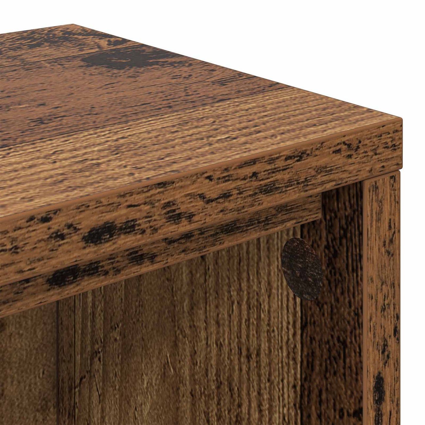 Studio Desk Old Wood 110 x 36 x 19.5 cm Engineered Wood
