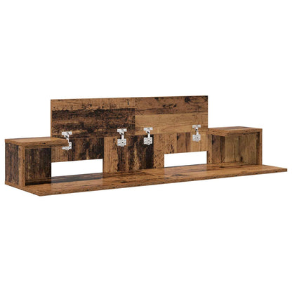 Studio Desk Old Wood 110 x 36 x 19.5 cm Engineered Wood
