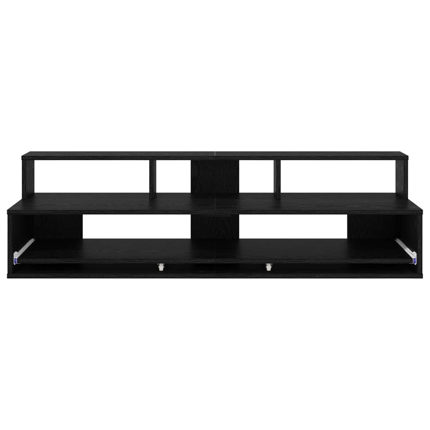 Studio Desk Black Oak 152 x 42.5 x 36 cm Engineered Wood