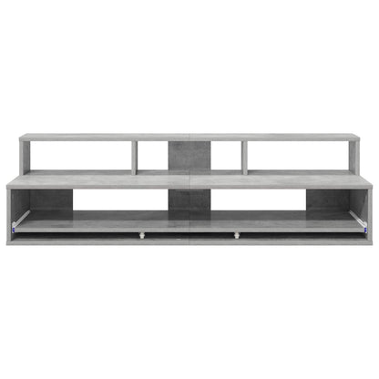 Studio Desk Concrete Grey 152 x 42.5 x 36 cm Engineered Wood