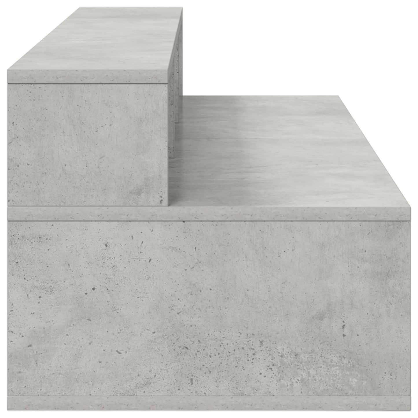 Studio Desk Concrete Grey 152 x 42.5 x 36 cm Engineered Wood