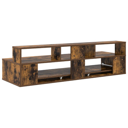 Studio Desk Smoked Oak 152 x 42.5 x 36 cm Engineered Wood