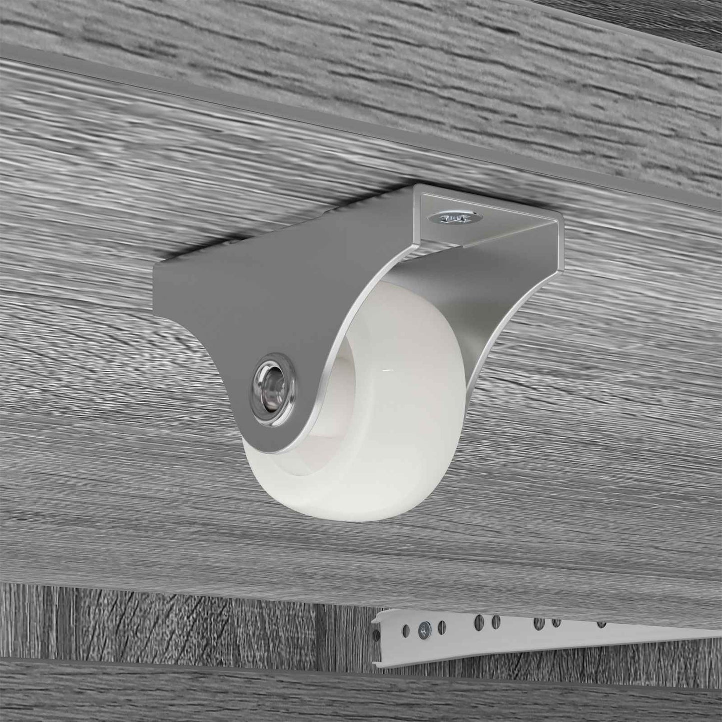 Studio Desk Grey Sonoma 152 x 42.5 x 36 cm Engineered Wood