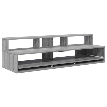 Studio Desk Grey Sonoma 152 x 42.5 x 36 cm Engineered Wood