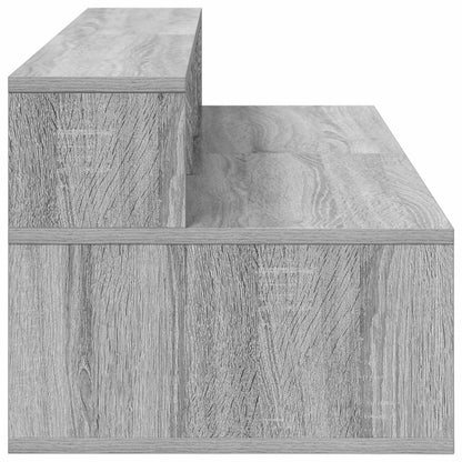 Studio Desk Grey Sonoma 152 x 42.5 x 36 cm Engineered Wood