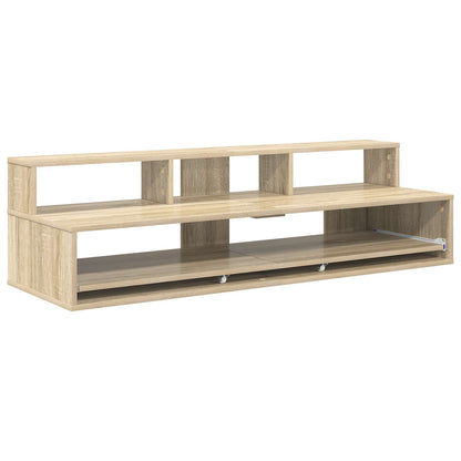 Studio Desk Sonoma Oak 130 x 42.5 x 36 cm Engineered Wood