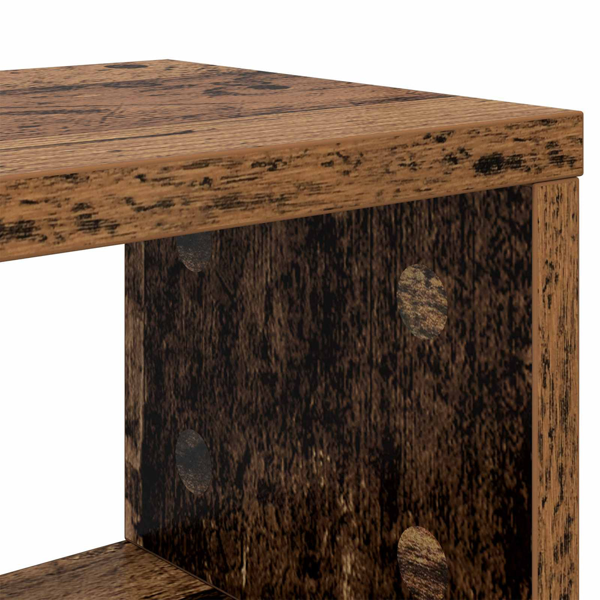 Studio Desk Old Wood 130 x 42.5 x 36 cm Engineered Wood