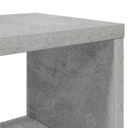 Studio Desk Concrete Grey 110 x 42.5 x 36 cm Engineered Wood