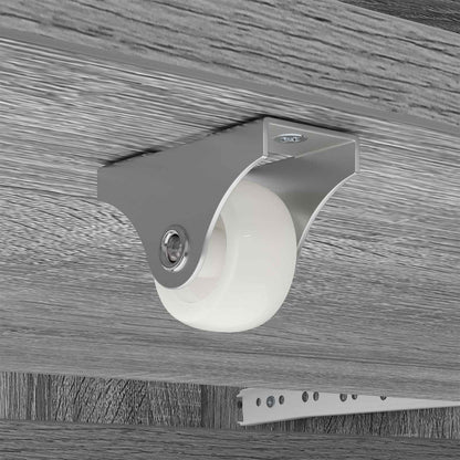 Studio Desk Grey Sonoma 110 x 42.5 x 36 cm Engineered Wood