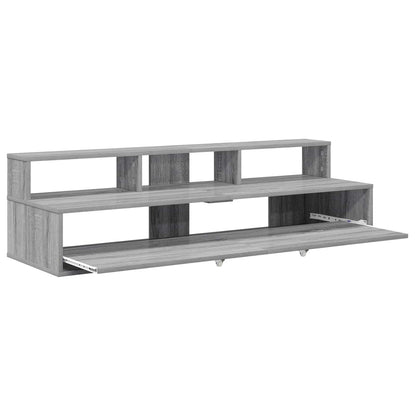 Studio Desk Grey Sonoma 110 x 42.5 x 36 cm Engineered Wood