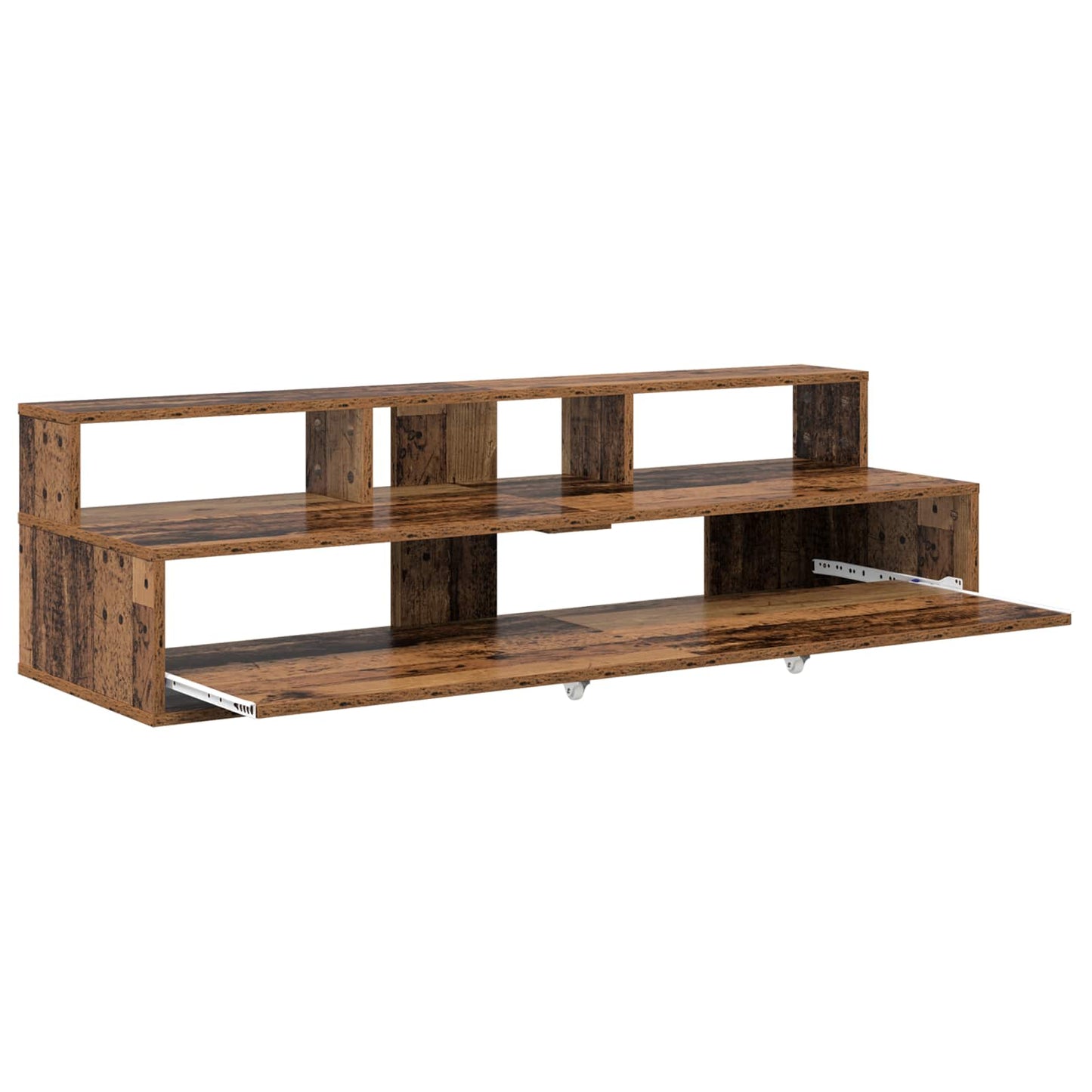 Studio Desk Old Wood 110 x 42.5 x 36 cm Engineered Wood