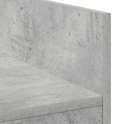 DJ Table Concrete Grey 102 x 45 x 102 cm Engineered Wood