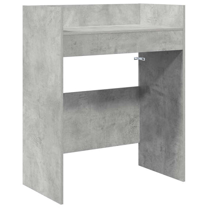 DJ Table Concrete Grey 102 x 45 x 102 cm Engineered Wood