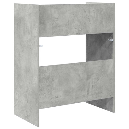 DJ Table Concrete Grey 102 x 45 x 102 cm Engineered Wood