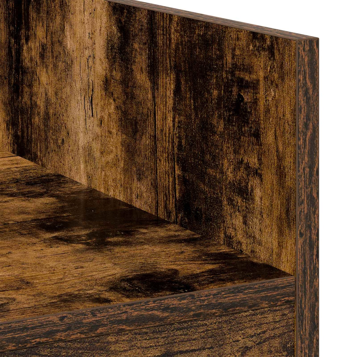 DJ Table Smoked Oak 102 x 45 x 102 cm Engineered Wood