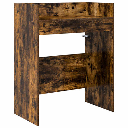 DJ Table Smoked Oak 102 x 45 x 102 cm Engineered Wood