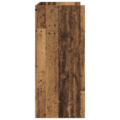DJ Table Old Wood 102 x 45 x 102 cm Engineered Wood