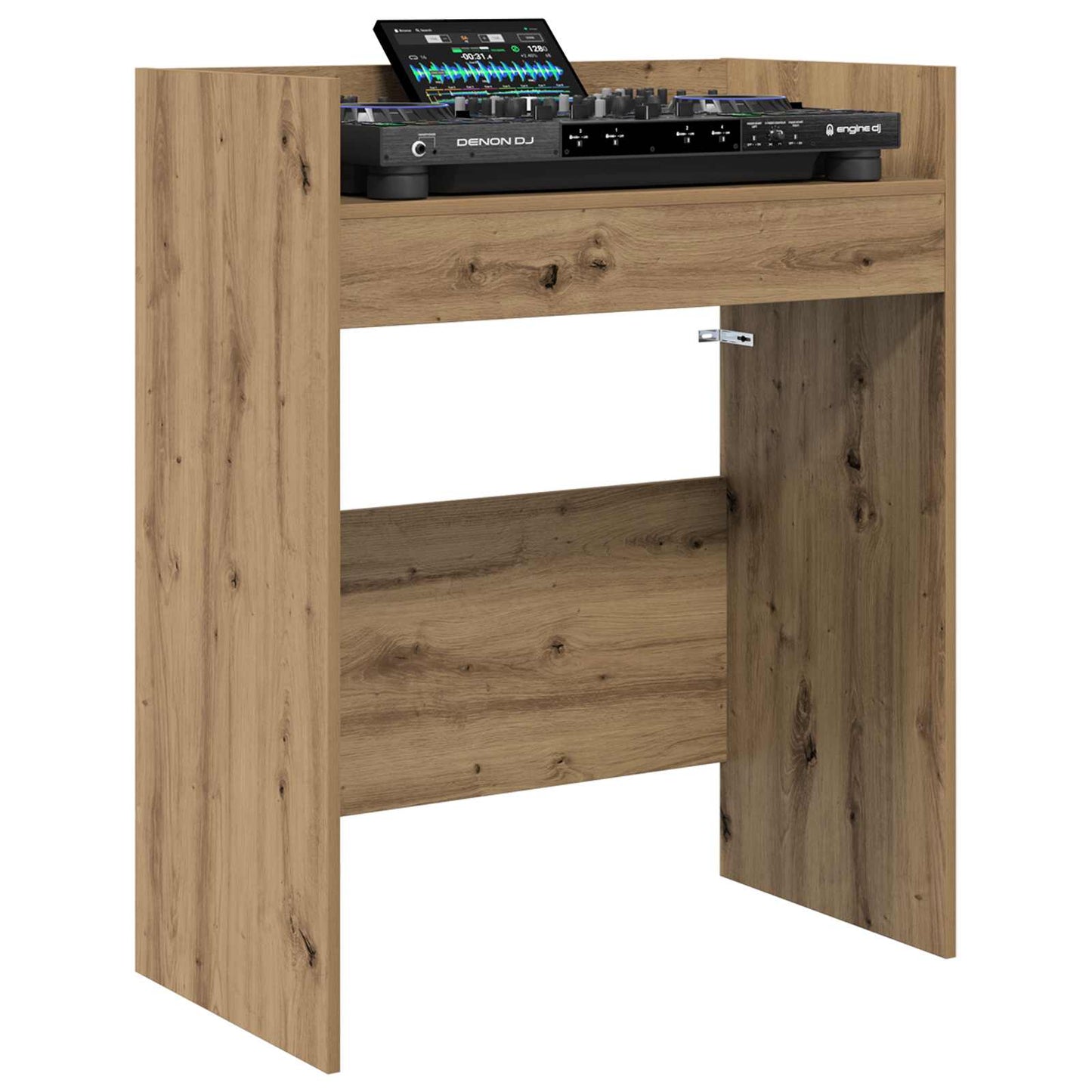 DJ Table Artisan Oak 102 x 45 x 102 cm Engineered Wood