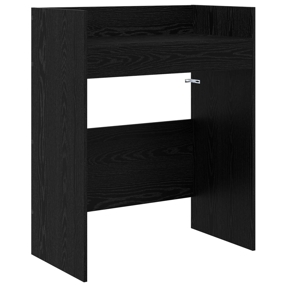 DJ Table Black Oak 82 x 45 x 102 cm Engineered Wood