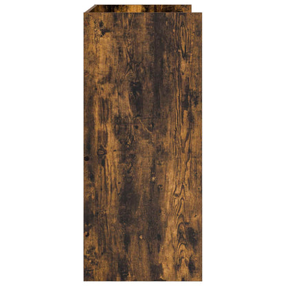 DJ Table Smoked Oak 82 x 45 x 102 cm Engineered Wood